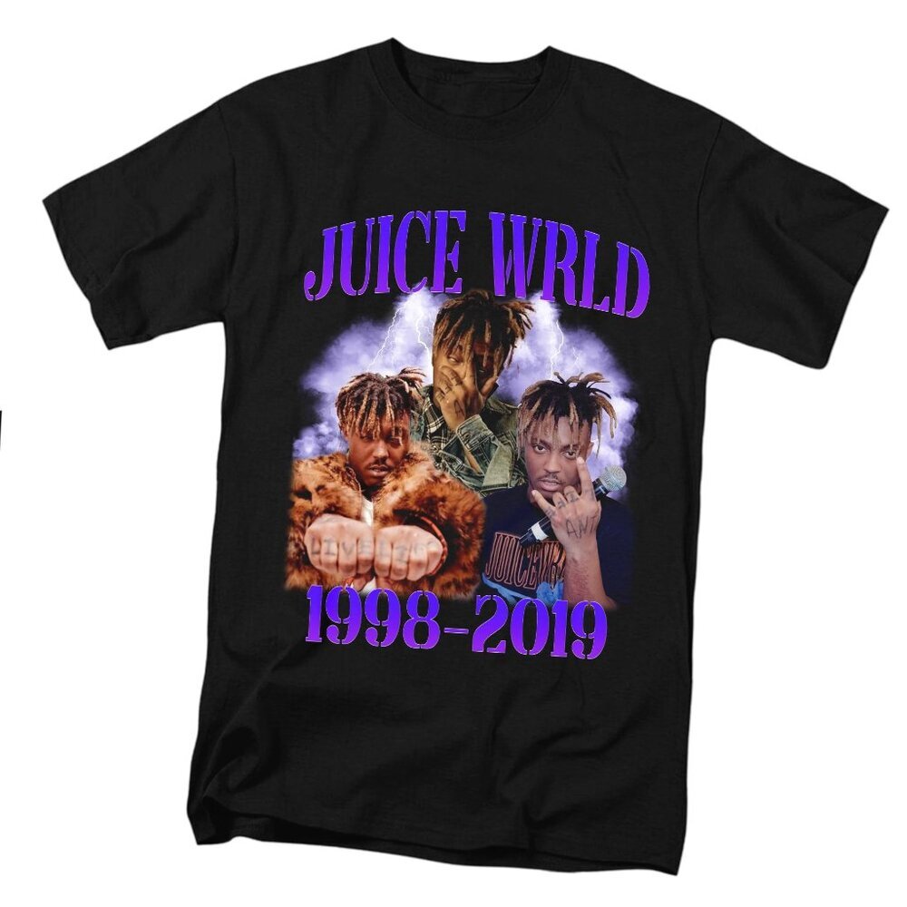 Juice Wrld 999 Legends Never Die Hip-Hop Graphic T-Shirt Rap Music Fan Tee 05
